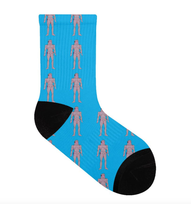 PhlegmPhlegmatic Socks, 2021 by Warren Garland Darling Pearls & Co